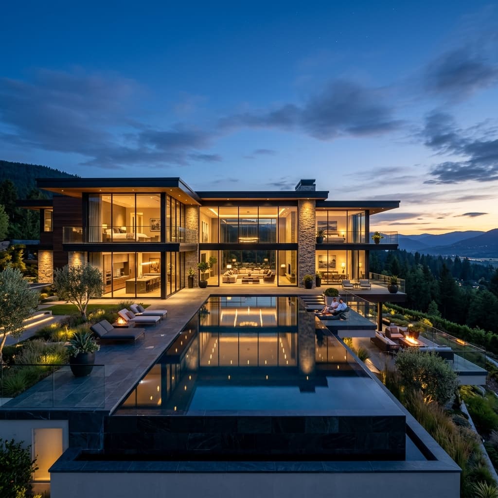 High-end real estate property demonstrating the types of premium leads closed by ZeroDelay AI ISA